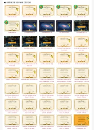 Download diplome castigate pe Platforma Educationala Kidibot.ro