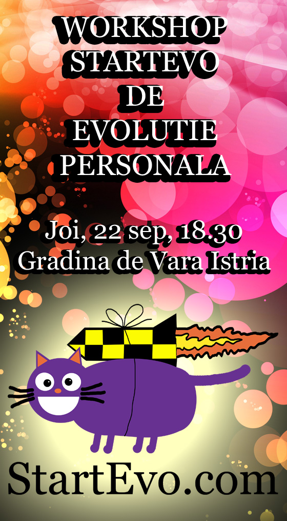 Workshop StartEvo de Evolutie Personala