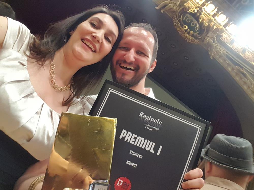 Kidibot a castigat aseara Locul #1 la Gala Societatii Civile 2018