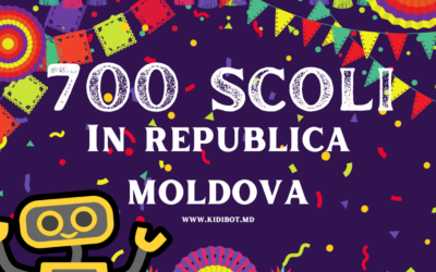 Kidibot este in 700 de scoli din Republica Moldova!