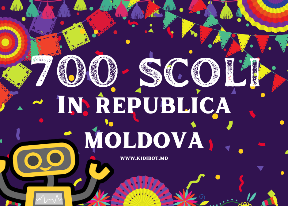 Kidibot este in 700 de scoli din Republica Moldova!