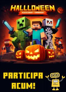 Hai la Halloween Minecraft Tournament! Și la NERF Haunted House Competition! Și la multe alte activități WOW